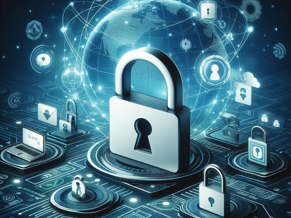 modern sichere VPN Verbindungen mit Schlosssymbol